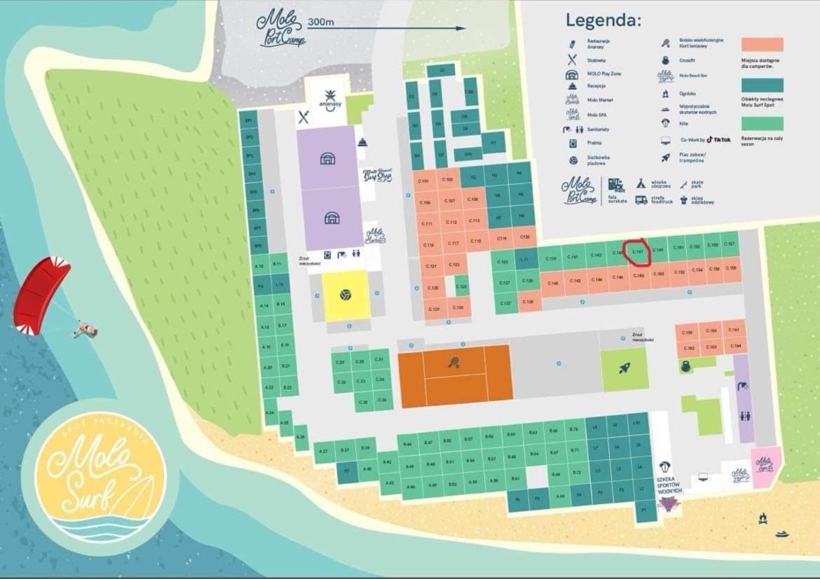 Przyczepa 2022 Molo Surf Βίλα Jastarnia Εξωτερικό φωτογραφία